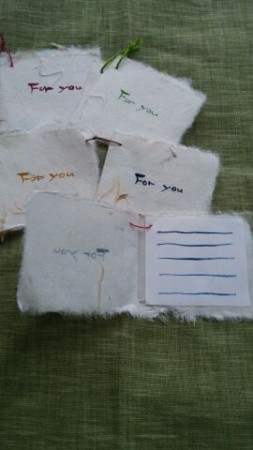 和紙メッセージカード